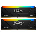 Pamięć RAM Kingston Fury Beast RGB KF436C18BB2AK232 32GB DDR4 3200MHz Z radiatorem 1.35V 18CL