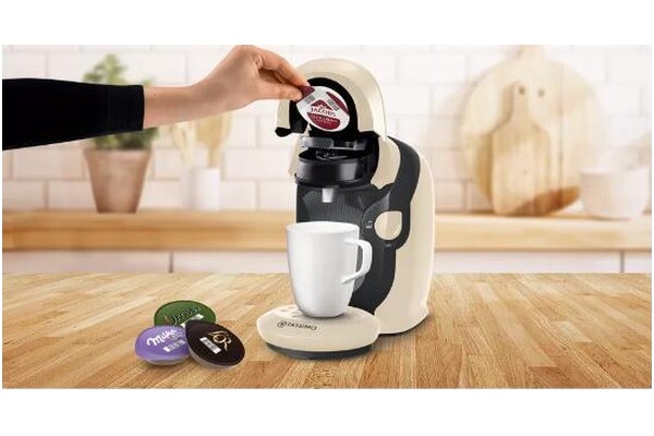 Ekspres Bosch Tassimo Style TAS1107 kapsułkowy beżowy