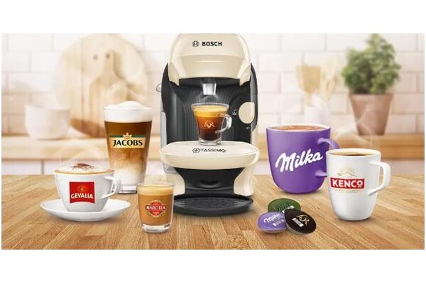 Ekspres Bosch Tassimo Style TAS1107 kapsułkowy beżowy