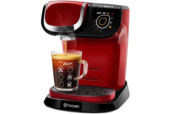 Ekspres Bosch Tassimo My Way TAS6503 kapsułkowy czerwony