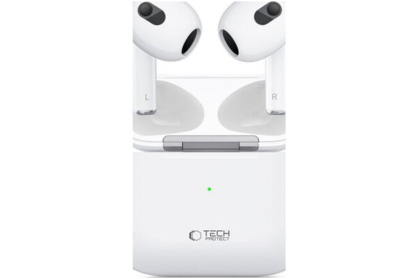 Słuchawki Tech-Protect Earphone Pro Core Douszne Przewodowe biały