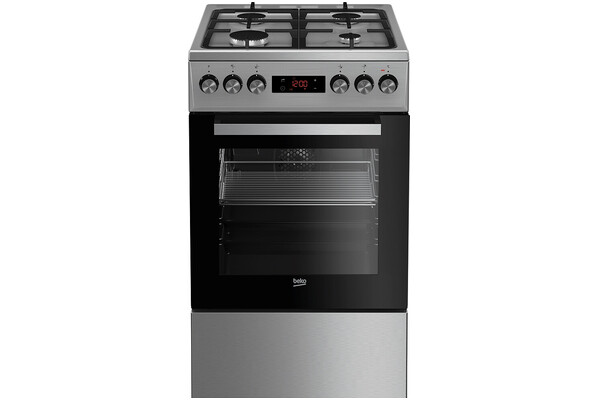 Kuchnia Beko FSM52332DXDS płyta gazowa, piekarnik elektryczny