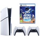 Konsola Sony PlayStation 5 Slim 1024GB biało-czarny + Astro Bot