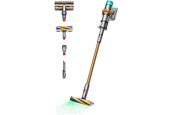 Odkurzacz Dyson V15 Absolute Detect pionowy z pojemnikiem 660W Złoto-srebrny