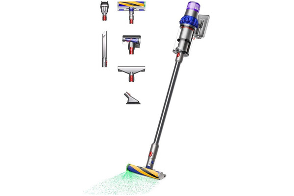 Odkurzacz DYSON V15 Fluffy Detect pionowy z pojemnikiem 660W srebrno-szary