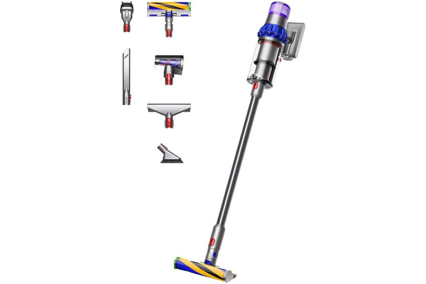 Odkurzacz DYSON V15 Fluffy Detect pionowy z pojemnikiem 660W srebrno-szary