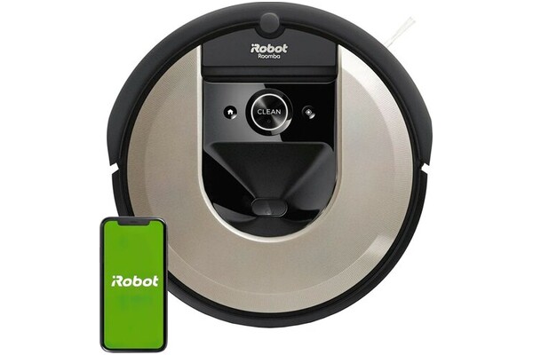 Odkurzacz iRobot I6 Roomba (i6158) robot sprzątający z pojemnikiem beżowo-czarny