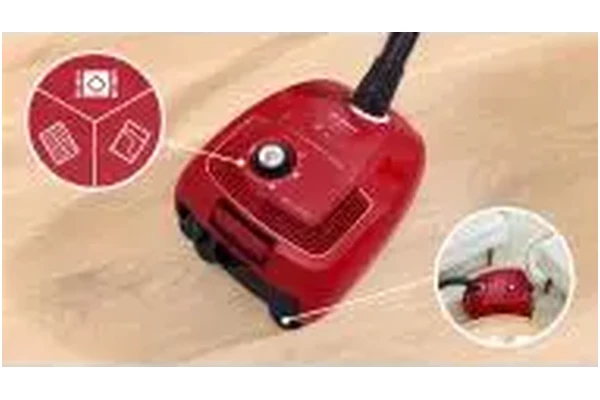 Odkurzacz Bosch BGB38RD2 tradycyjny workowy 600W czerwono-czarny