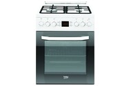 Kuchnia Beko CSM52326DW płyta gazowa, piekarnik elektryczny