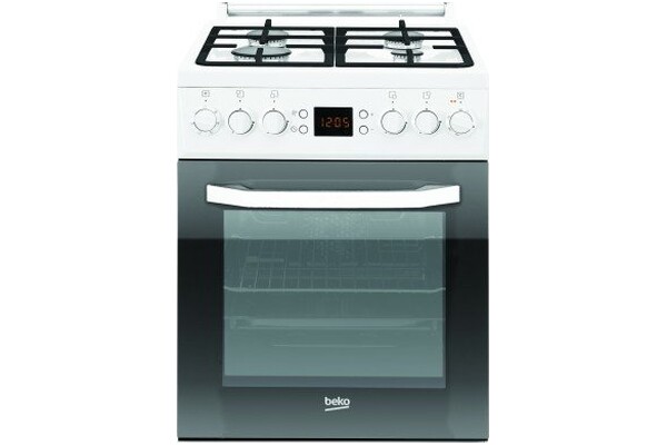 Kuchnia Beko CSM52326DW płyta gazowa, piekarnik elektryczny