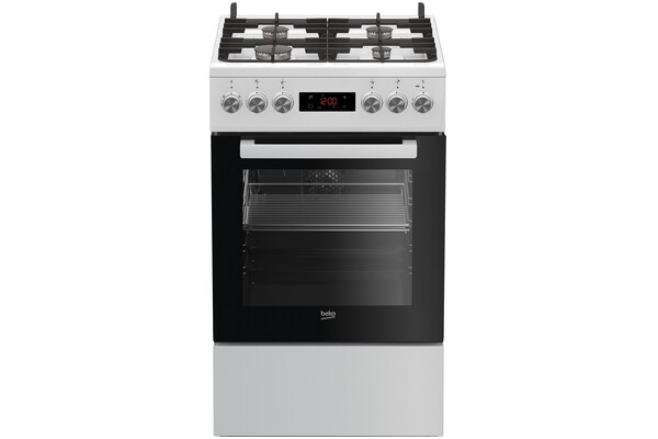 Kuchnia Beko FSM52321DWDS płyta gazowa, piekarnik elektryczny