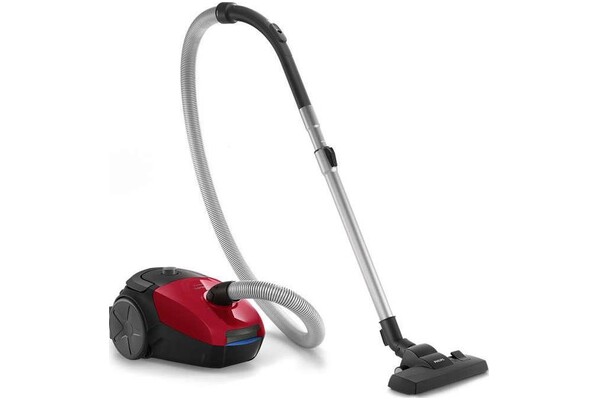 Odkurzacz Philips FC824309 PowerGo tradycyjny workowy czerwony