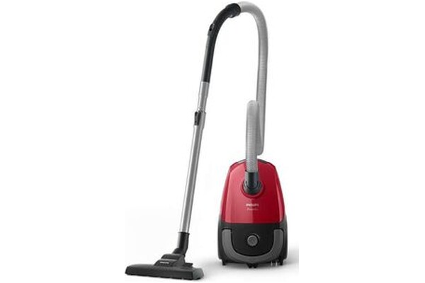 Odkurzacz Philips FC824309 PowerGo tradycyjny workowy czerwony