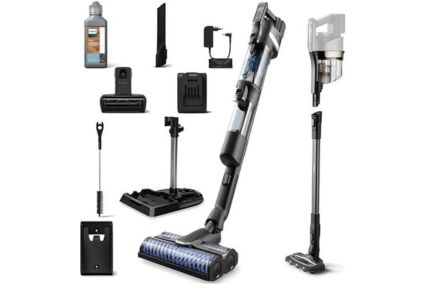 Odkurzacz Philips XW938301 AquaTrio pionowy z pojemnikiem 100W czarny