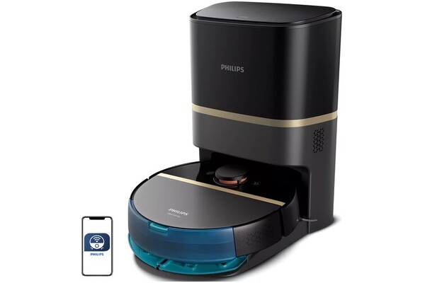 Odkurzacz Philips XU710001 Aqua 7000 robot sprzątający z pojemnikiem czarny