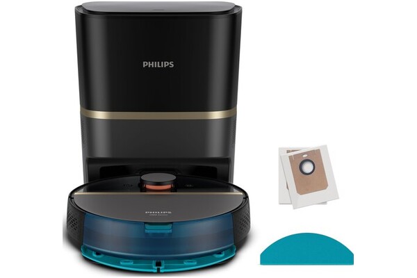 Odkurzacz Philips XU710001 Aqua 7000 robot sprzątający z pojemnikiem czarny