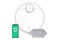 Odkurzacz Xiaomi S10 Mi Robot Vacuum robot sprzątający z pojemnikiem 55W biały