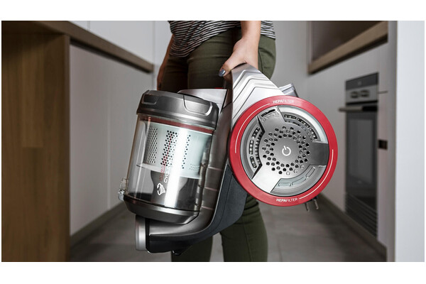 Odkurzacz Cecotec 3000 Conga Popstar Ecoextreme X-treme tradycyjny bezworkowy 700W srebrno-czerwony
