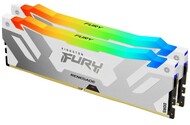 Pamięć RAM Kingston Fury White Renegade RGB 32GB DDR5 6400MHz Z radiatorem 1.4V 32CL