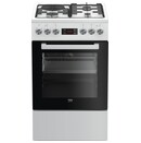 Kuchnia Beko FSE53320DWCS płyta gazowa, piekarnik elektryczny