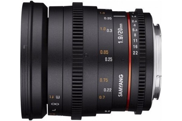 Obiektyw SAMYANG T1.9 20mm Sony E