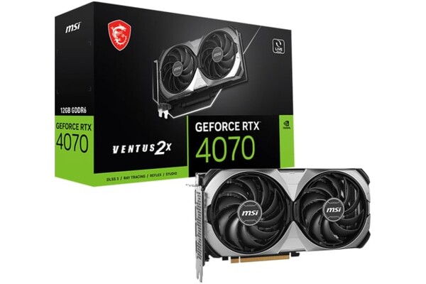 Karta graficzna MSI RTX 4070 E1 Ventus 2X OC 12GB GDDR6