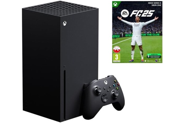 Konsola Microsoft Xbox Series X 1TB czarny + EA Sports FC 25