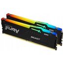 Pamięć RAM Kingston Fury Beast RGB 64GB DDR5 6400MHz Z radiatorem 1.4V 32CL