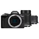 Aparat bezlusterkowy CANON EOS R50 - czarny + RF-S 18-45mm IS STM RF-S 55-210mm IS STM Czarny