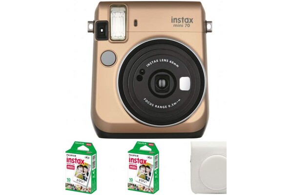 Aparat natychmiastowy Fujifilm Instax Mini 70 + wkłady 20