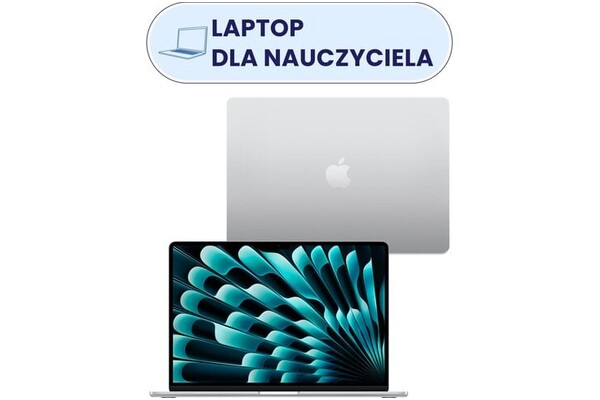 Laptop Apple MacBook Air 15.3" Apple M2 M2 (10 rdz.) 8GB 512GB SSD macOS srebrny