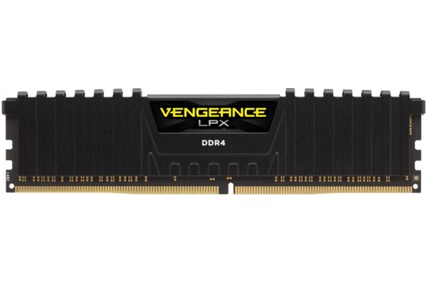Pamięć RAM CORSAIR Vengeance LPX XMP Black 8GB DDR4 2666MHz Z radiatorem 1.2V 16CL