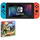Konsola Nintendo Switch czarny + Ring Fit Adventure + Kontroler Switch