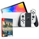 Konsola Nintendo Switch OLED biały + Dziedzictwo Hogwartu