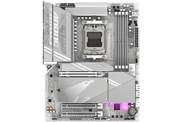 Płyta główna GIGABYTE X870 Aorus Elite Ice WiFi Socket AM5 AMD X870 DDR5 ATX