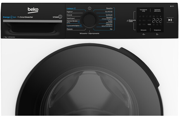Pralka Beko BM3WFSU37215WBDC SteamCure 7.0kg 1150obr./min
