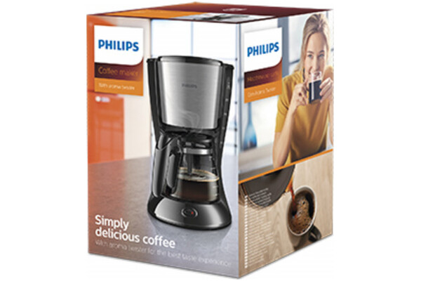 Ekspres Philips HD 7462/20 Przelewowy Czarno-stalowy