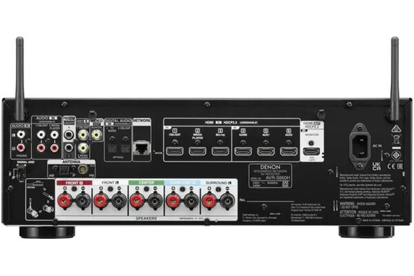 Zestaw kina domowego Denon AVRS660H 5.2 czarny