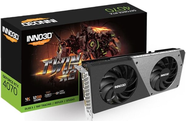 Karta graficzna Inno3D RTX 4070 Twin X2 12GB GDDR6