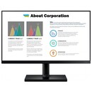 Monitor 24" Samsung LF24T450FQRXXU czarny