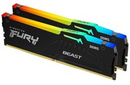 Pamięć RAM Kingston Fury Beast RGB 16GB DDR5 6000MHz Z radiatorem 1.4V 30CL