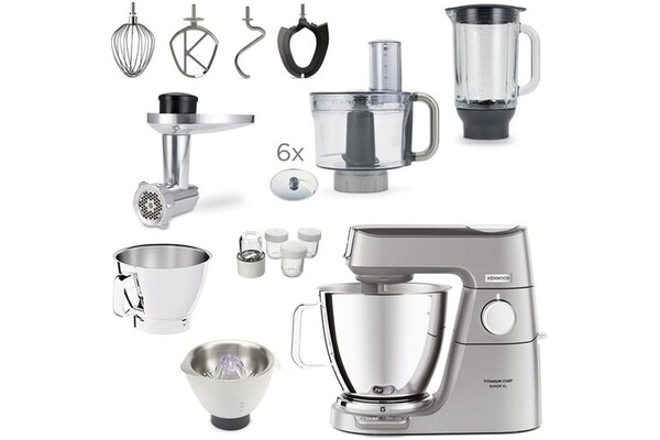 Robot kuchenny KENWOOD KVL85.704SI Titanium Chef XL Baker 1200W