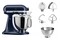 Robot kuchenny KitchenAid 5KSM175PSEIB 300W