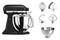 Robot kuchenny KitchenAid 5KSM175PSEBK 300W