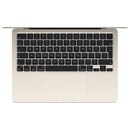 Laptop Apple MacBook Air 13.6" Apple M3 M3 (8 rdz.) 16GB 256GB SSD macOS Sequoia księżycowa poświata