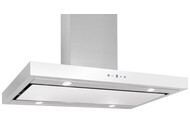 Okap kuchenny wyspowy - T-line Akpo Isla Feniks 90 WK-8 90.0cm Inox-biały