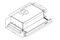 Okap kuchenny wkład - teleskopowy AMICA OTS6446I 60.0cm Inox