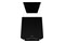 Okap kuchenny Wyspowy AMICA OWC4445BP 42.0cm czarny