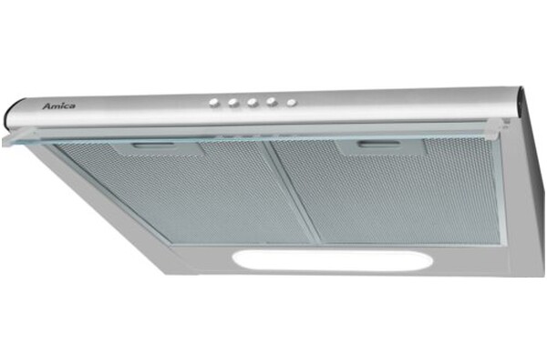 Okap kuchenny Podszafkowy AMICA OSC6231I 60.0cm inox-szklany