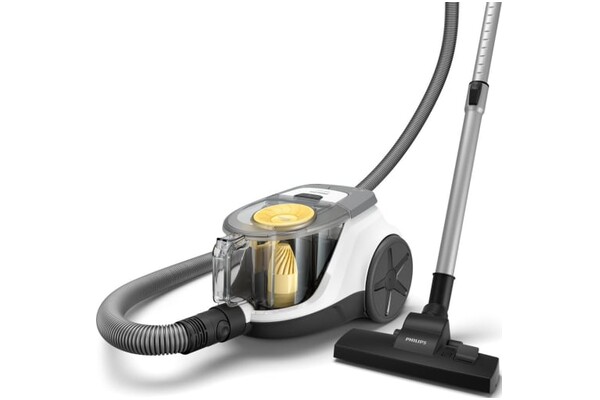 Odkurzacz Philips XB214009 tradycyjny bezworkowy 850W biało-żółty